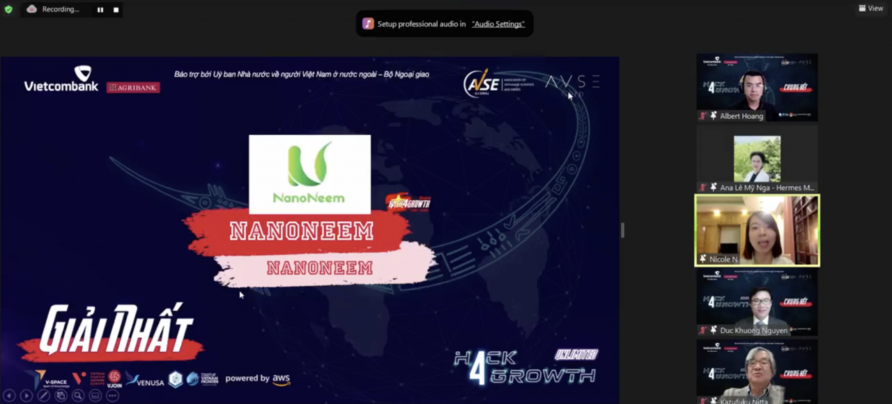 Vietnamese citizens from 12 nations join Hack4Growth - unlimited 2021